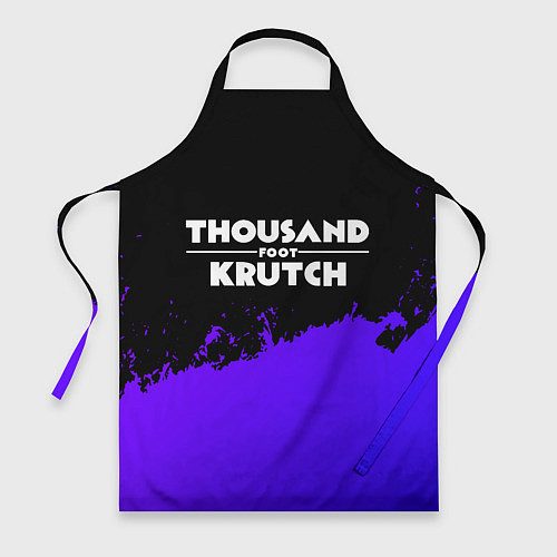 Фартук Thousand Foot Krutch purple grunge / 3D-принт – фото 1