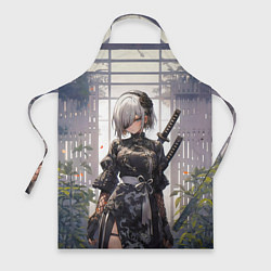 Фартук Nier automata девушка с мечами