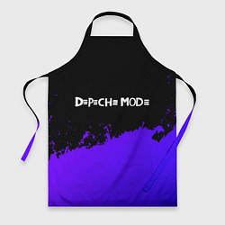 Фартук кулинарный Depeche Mode purple grunge, цвет: 3D-принт