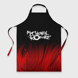 Фартук кулинарный My Chemical Romance red plasma, цвет: 3D-принт