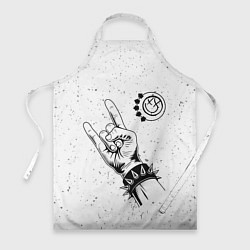 Фартук кулинарный Blink 182 и рок символ, цвет: 3D-принт