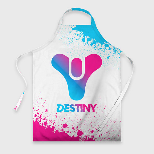 Фартук Destiny neon gradient style / 3D-принт – фото 1