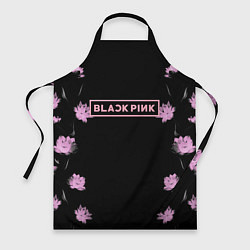 Фартук кулинарный Blackpink - flowers, цвет: 3D-принт