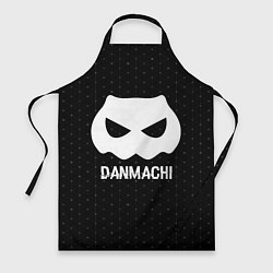 Фартук кулинарный DanMachi glitch на темном фоне, цвет: 3D-принт