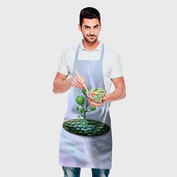 Фартук кулинарный Инопланетная растительная жизнь, цвет: 3D-принт — фото 2