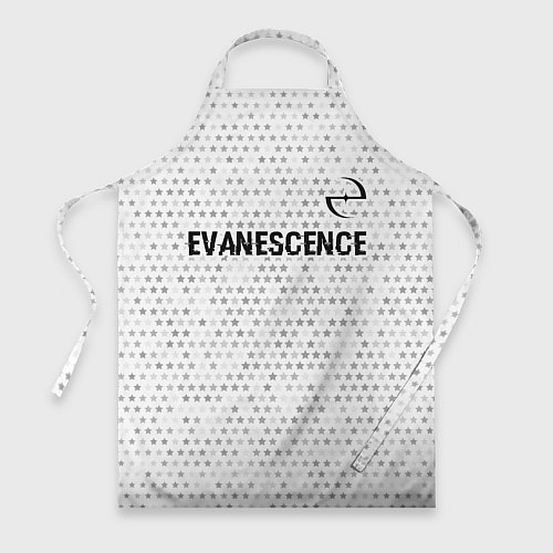 Фартук Evanescence glitch на светлом фоне: символ сверху / 3D-принт – фото 1