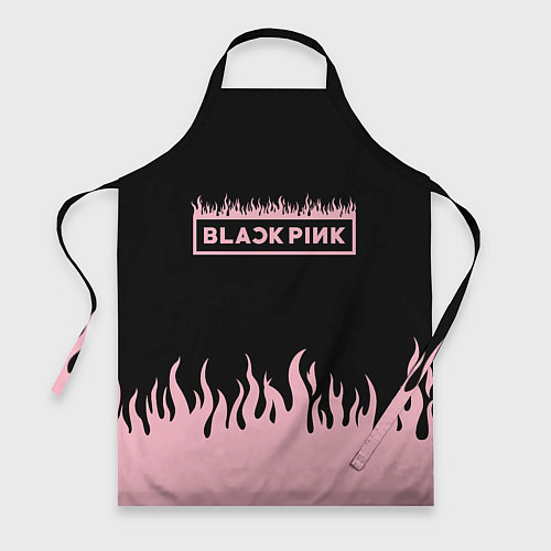 Фартук Blackpink - flames / 3D-принт – фото 1