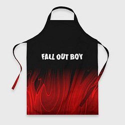 Фартук Fall Out Boy red plasma