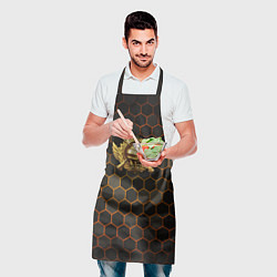 Фартук кулинарный Згип gold logo, цвет: 3D-принт — фото 2
