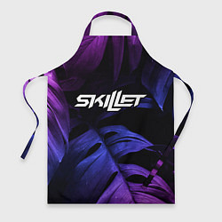 Фартук Skillet neon monstera