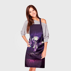 Фартук кулинарный Скелеты Призраки в Суде - Phonk, цвет: 3D-принт — фото 2