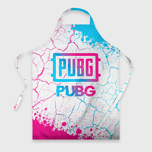 Фартук PUBG neon gradient style / 3D-принт – фото 1