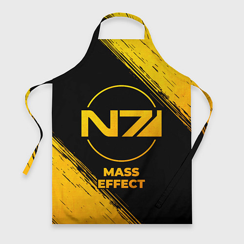 Фартук Mass Effect - gold gradient / 3D-принт – фото 1