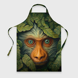 Фартук кулинарный Обезьяна в джунглях, цвет: 3D-принт