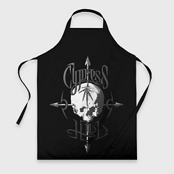 Фартук кулинарный Cypress hill - arrows skull, цвет: 3D-принт