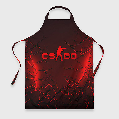 Фартук CSGO logo dark red / 3D-принт – фото 1