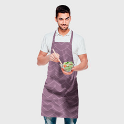 Фартук кулинарный Вензель на лавандовом, цвет: 3D-принт — фото 2