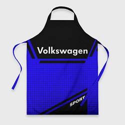 Фартук кулинарный Volkswagen sport blue, цвет: 3D-принт