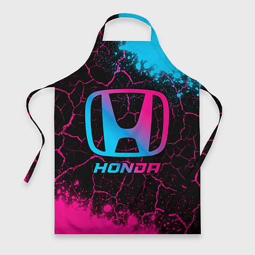 Фартук Honda - neon gradient / 3D-принт – фото 1