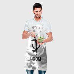 Фартук кулинарный Doom glitch на светлом фоне, цвет: 3D-принт — фото 2