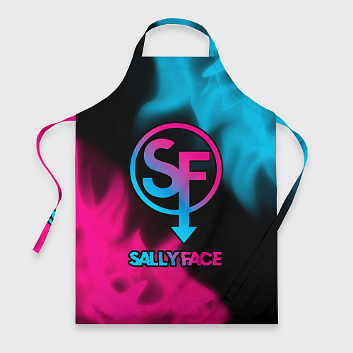 Фартук Sally Face - neon gradient / 3D-принт – фото 1