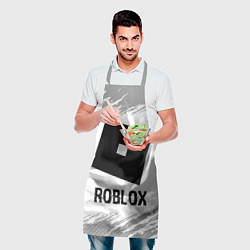 Фартук кулинарный Roblox glitch на светлом фоне, цвет: 3D-принт — фото 2