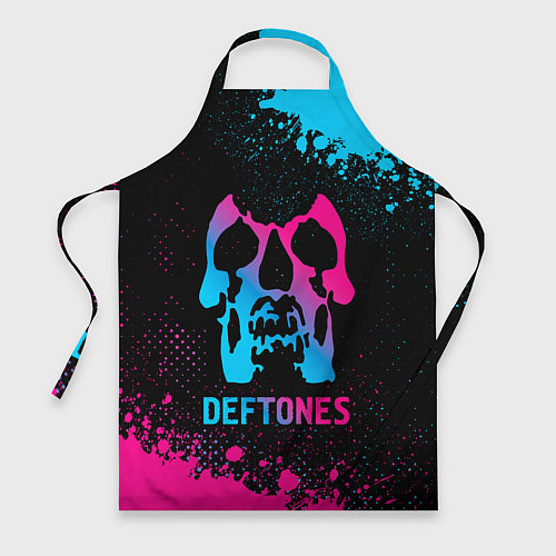 Фартук Deftones - neon gradient / 3D-принт – фото 1