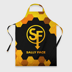 Фартук кулинарный Sally Face - gold gradient, цвет: 3D-принт