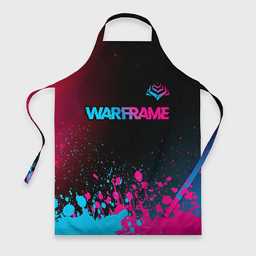 Фартук Warframe - neon gradient: символ сверху / 3D-принт – фото 1