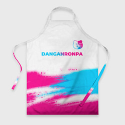 Фартук Danganronpa neon gradient style: символ сверху