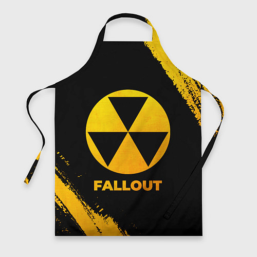 Фартук Fallout - gold gradient / 3D-принт – фото 1