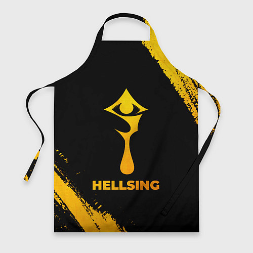 Фартук Hellsing - gold gradient / 3D-принт – фото 1