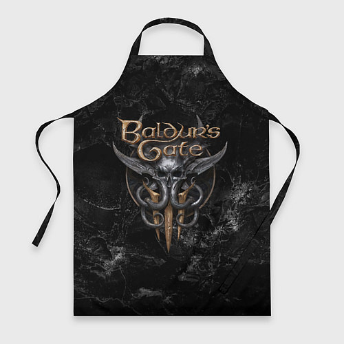 Фартук Baldurs Gate 3 dark logo / 3D-принт – фото 1
