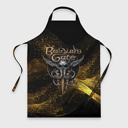 Фартук Baldurs Gate 3 logo gold black