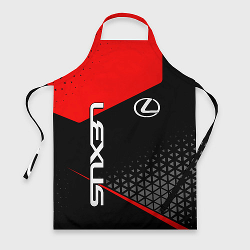 Фартук Lexus - red sportwear / 3D-принт – фото 1