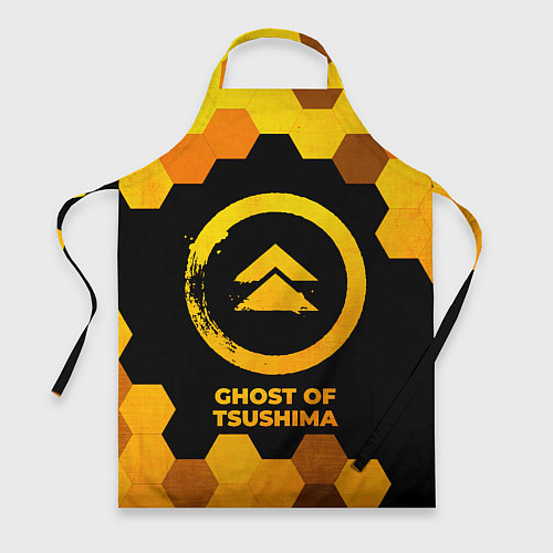 Фартук Ghost of Tsushima - gold gradient / 3D-принт – фото 1