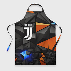 Фартук кулинарный Juventus orange black style, цвет: 3D-принт