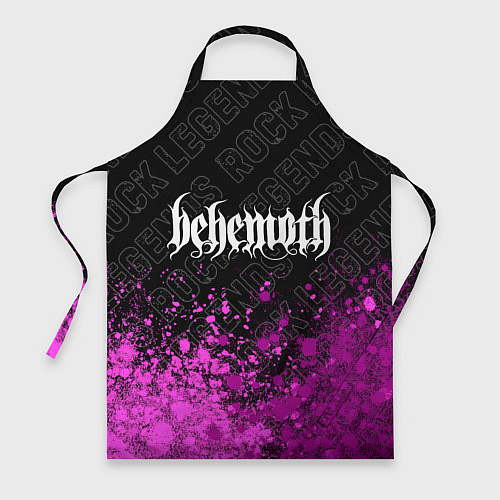 Фартук Behemoth rock legends: символ сверху / 3D-принт – фото 1