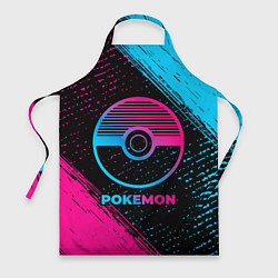 Фартук кулинарный Pokemon - neon gradient, цвет: 3D-принт