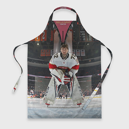 Фартук Sergey Bobrovsky - Florida panthers - hockey / 3D-принт – фото 1