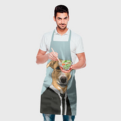 Фартук кулинарный Офисный пёсик Eva, цвет: 3D-принт — фото 2