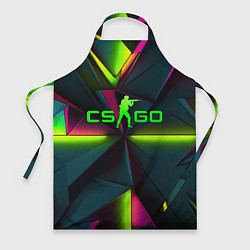 Фартук CS GO green neon