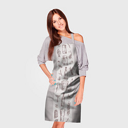 Фартук кулинарный Пью три дня в стиле крафт, цвет: 3D-принт — фото 2