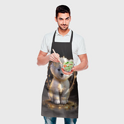 Фартук кулинарный Белый медвежонок, цвет: 3D-принт — фото 2