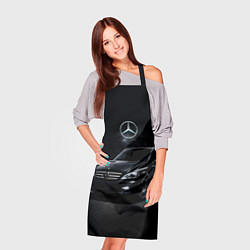 Фартук кулинарный Mercedes black, цвет: 3D-принт — фото 2