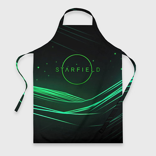 Фартук Starfield green logo / 3D-принт – фото 1
