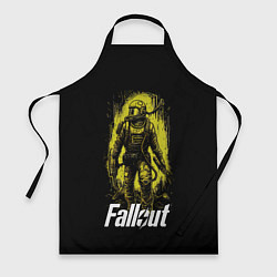 Фартук кулинарный Fallout green style, цвет: 3D-принт