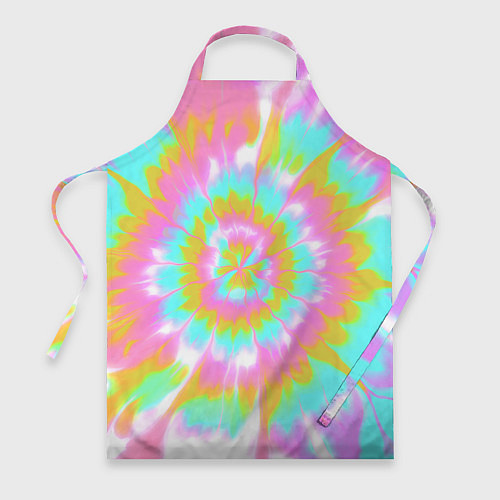 Фартук Tie-Dye кислотный в стиле барби / 3D-принт – фото 1