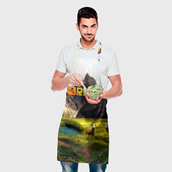 Фартук кулинарный Rust poster game, цвет: 3D-принт — фото 2