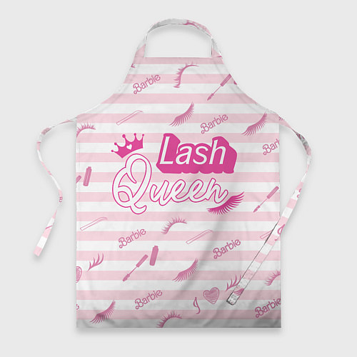 Фартук Lash queen - pink Barbie pattern / 3D-принт – фото 1